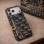 Oblique Dior iPhone 17 Pro Max Case with Card Holder – Luxury Dior Phone Case