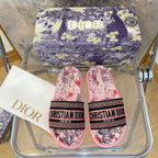 Dior Jacquard Pattern Slippers – slippers product image 1