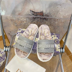 Dior Jacquard Pattern Slippers – slippers product image 2