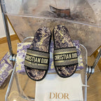 Dior Jacquard Pattern Slippers – slippers product image 5