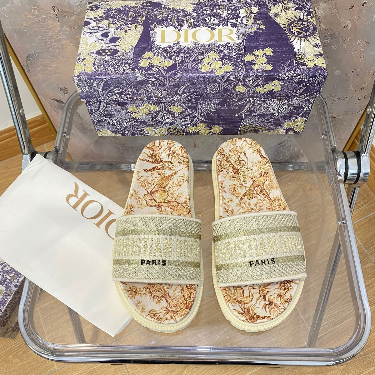 Dior Jacquard Pattern Slippers – slippers product image 7