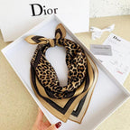 Dior Leopard Print Silk Scarf for Women – product image 11