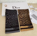 Dior Leopard Print Silk Scarf for Women – product image 5