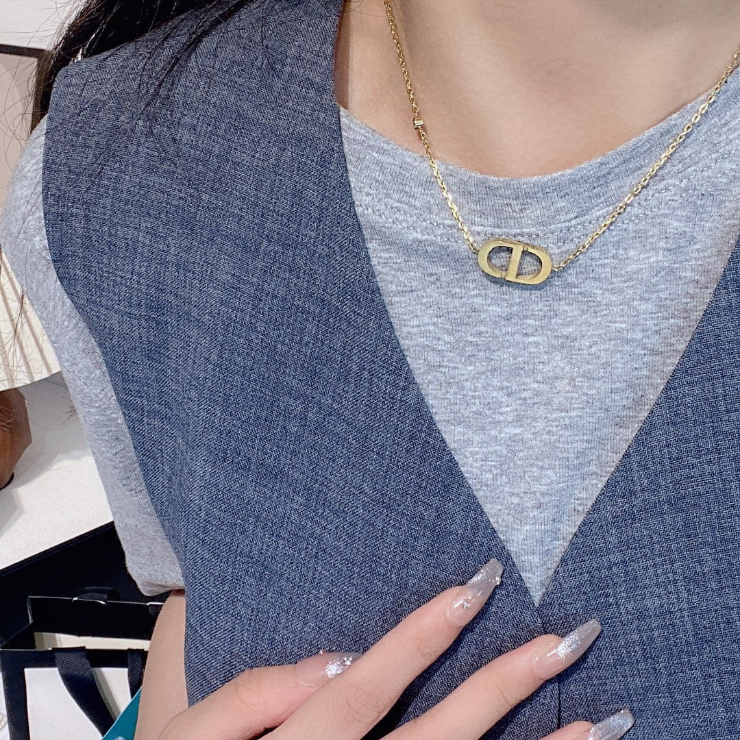Dior Letter Necklace – Luxury Designer Jewelry – product image 4