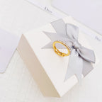 Dior Letters Crystal Ring – Luxury Designer Jewelry – product image 3