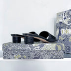 Dior Letters Embroidery Dway Heeled – slippers product image 12
