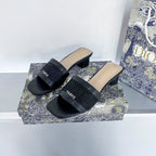 Dior Letters Embroidery Dway Heeled – slippers product image 4