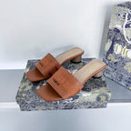 Dior Letters Embroidery Dway Heeled – slippers product image 5