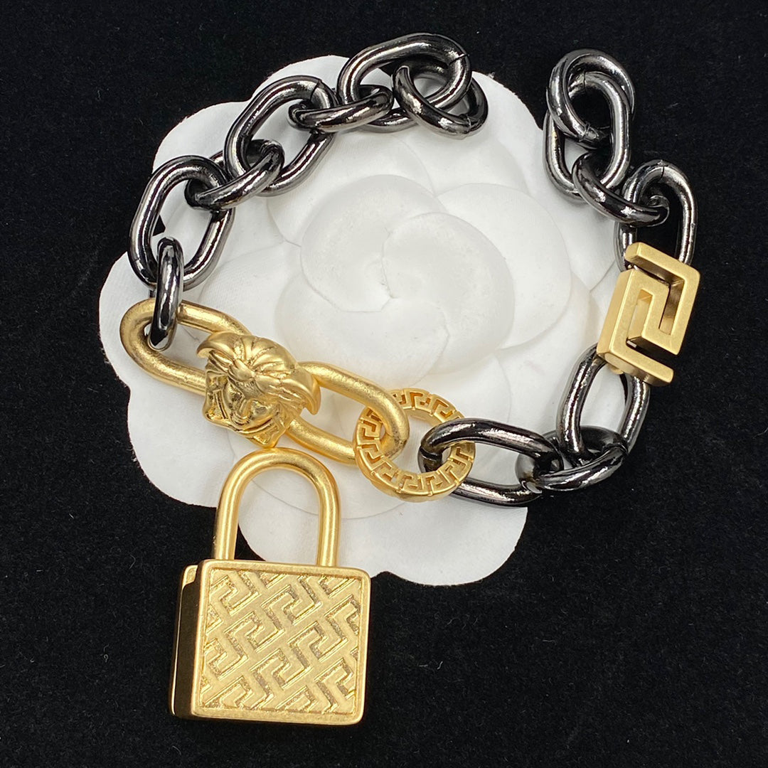 Dior Lock Pendant Colorblock Bracelet – Luxury Jewelry – product image 4