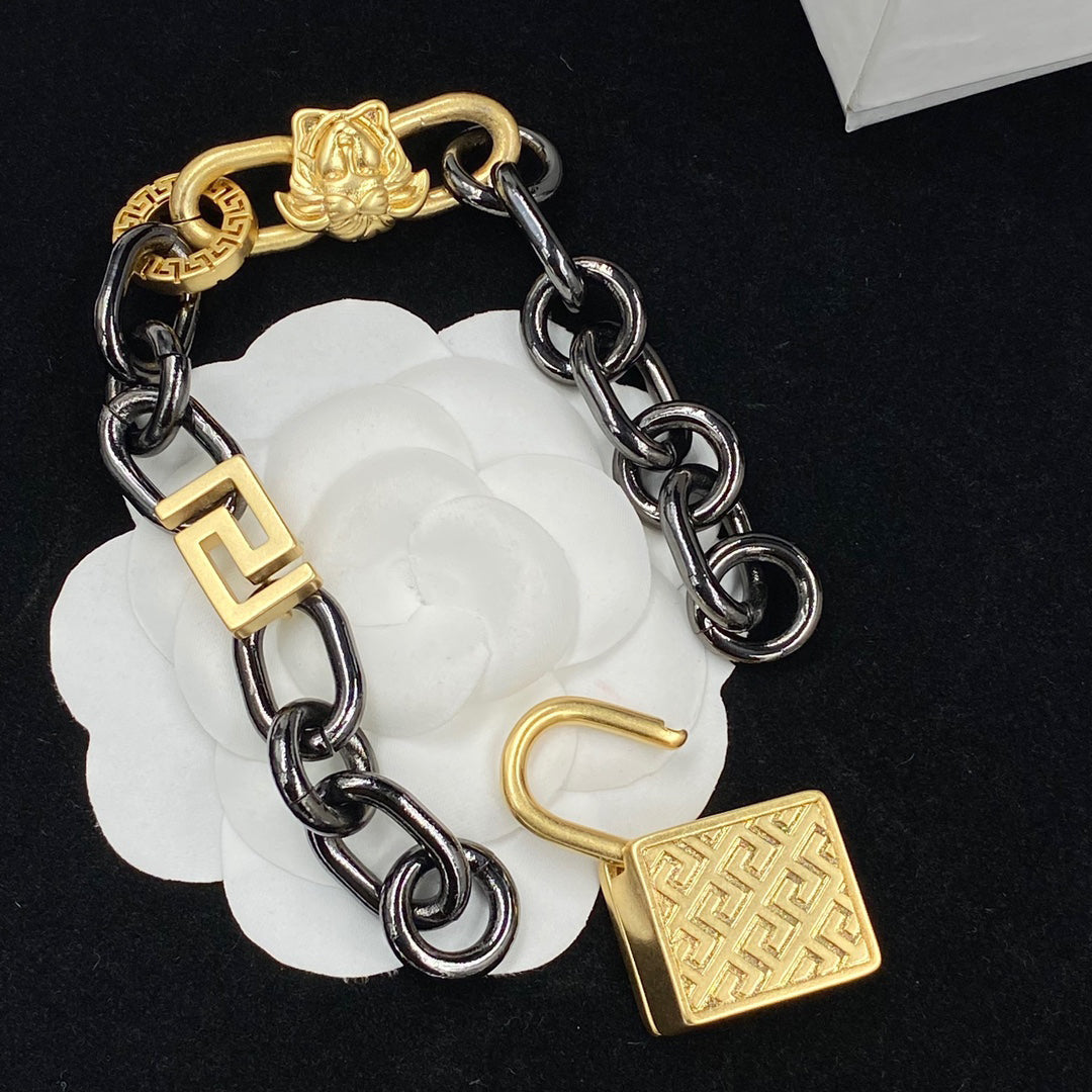 Dior Lock Pendant Colorblock Bracelet – Luxury Jewelry – product image 5