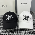 Dior embroidered logo baseball cap photo 1