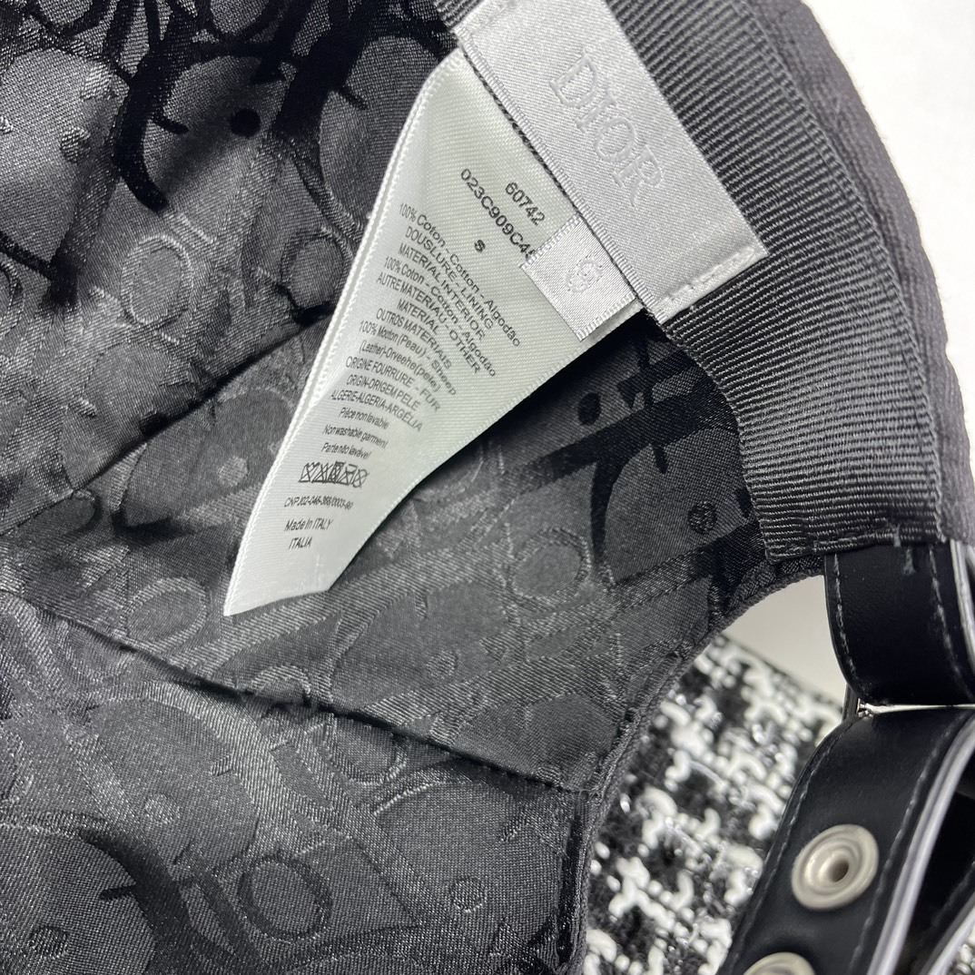 Dior embroidered logo baseball cap photo 6