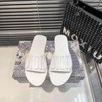 Dior Metal Letters Solid Color Flat Slippers – slippers product image 4