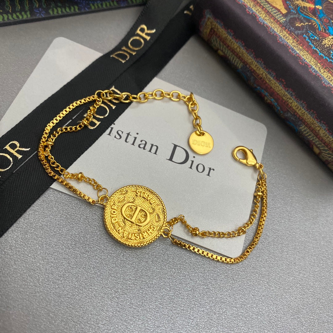 Dior Metal Pendant Bracelet – Luxury Jewelry – product image 2