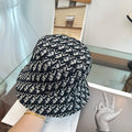 Dior monogram bucket hat in black and blue — product view 1