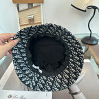 Dior monogram bucket hat in black and blue — product view 3