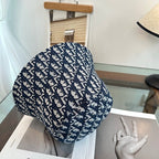 Dior monogram bucket hat in black and blue — product view 7