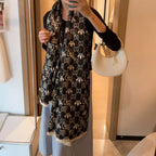 Dior Ophidia Reversible Cashmere Scarf Shawl for Women – product image 3