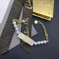 Dior Pearl Chain Stitching Bracelet – Luxury Jewelry – product image 1