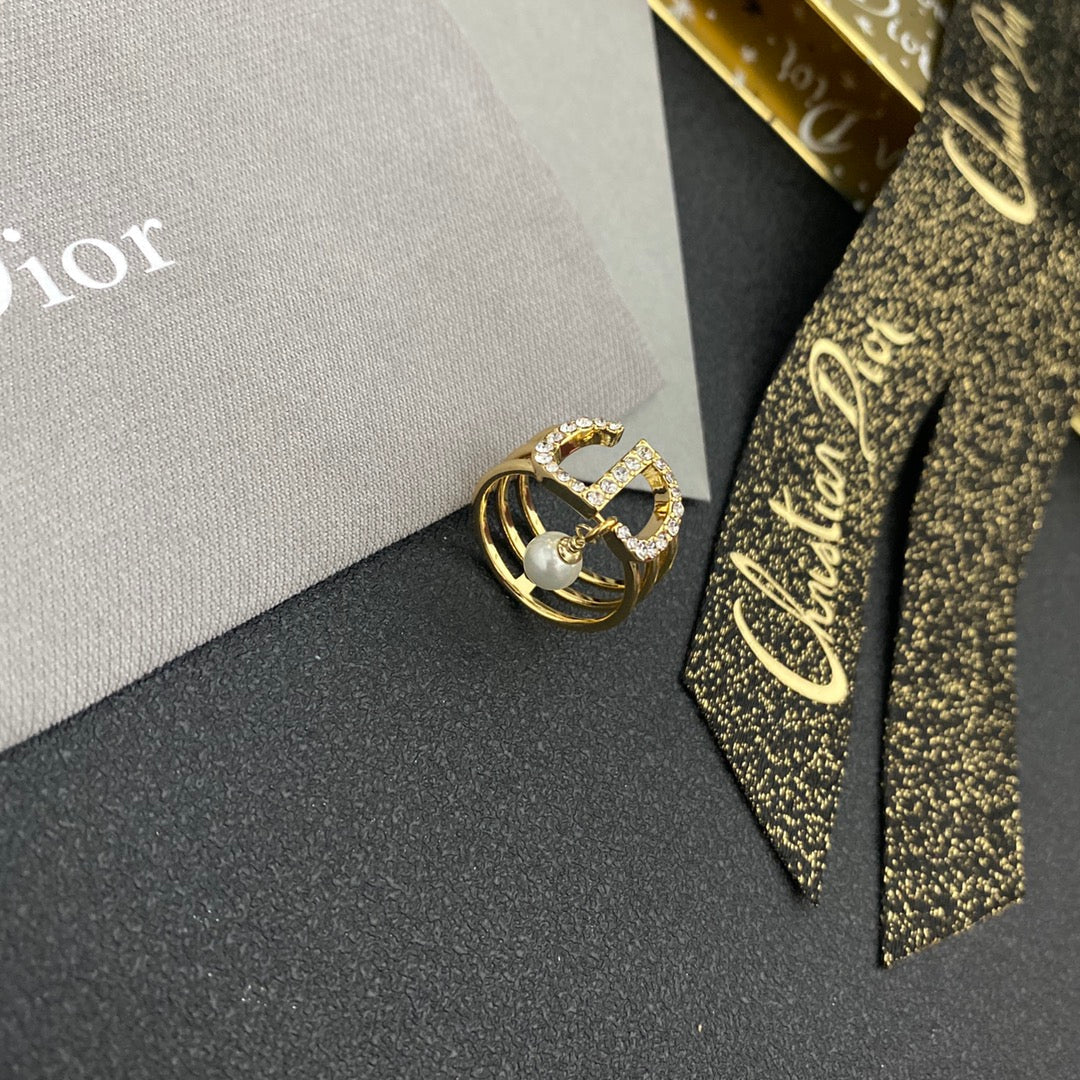 Dior Pearl Pendant Ring – Luxury Designer Jewelry – product image 3