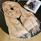 Dior Premium Woven Animal Print Retro Scarf for Women – product image 4