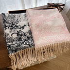 Dior Premium Woven Animal Print Retro Scarf for Women – product image 8