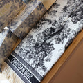 Dior Premium Woven Classic landscape painting pattern scarf for Women – product image 1