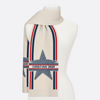 Dior Premium Woven Lucky Star Series Jacquard Knit Scarf for Women – product image 7