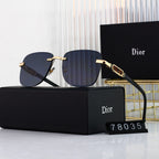 Dior Shield Rimless Metal Polarized Sunglasses for Unisex – product image 1