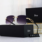 Dior Shield Rimless Metal Polarized Sunglasses for Unisex – product image 2