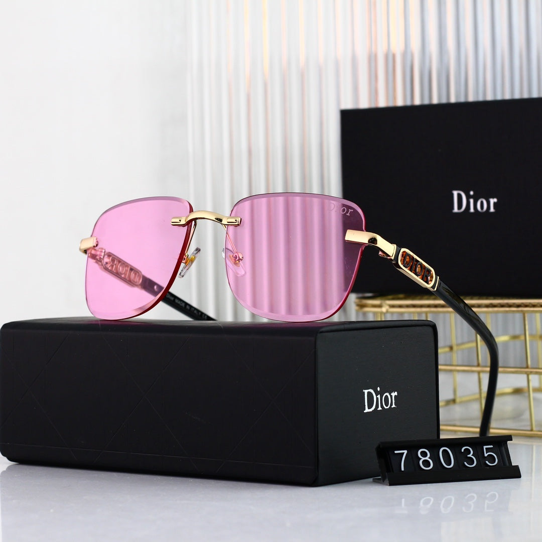 Dior Shield Rimless Metal Polarized Sunglasses for Unisex – product image 7