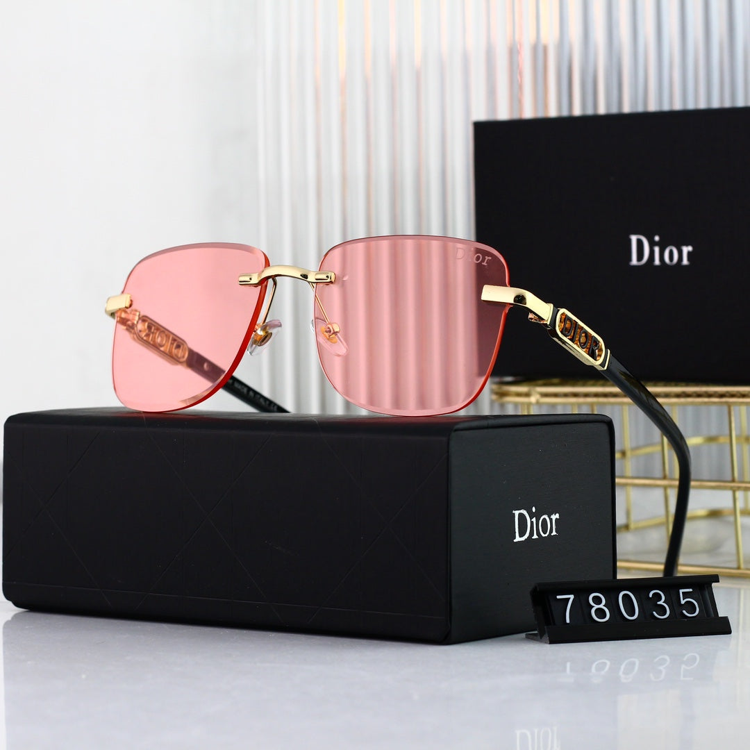 Dior Shield Rimless Metal Polarized Sunglasses for Unisex – product image 8