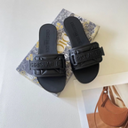 Dior Solid Color Velcro Slippers – slippers product image 4