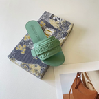 Dior Solid Color Velcro Slippers – slippers product image 7