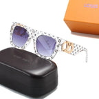 Dior Square Classic Link Print Cutout Sunglasses for Unisex – product image 1