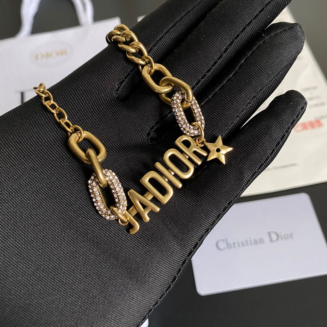 Dior Vintage Star Letter Bracelet – Luxury Jewelry – product image 4