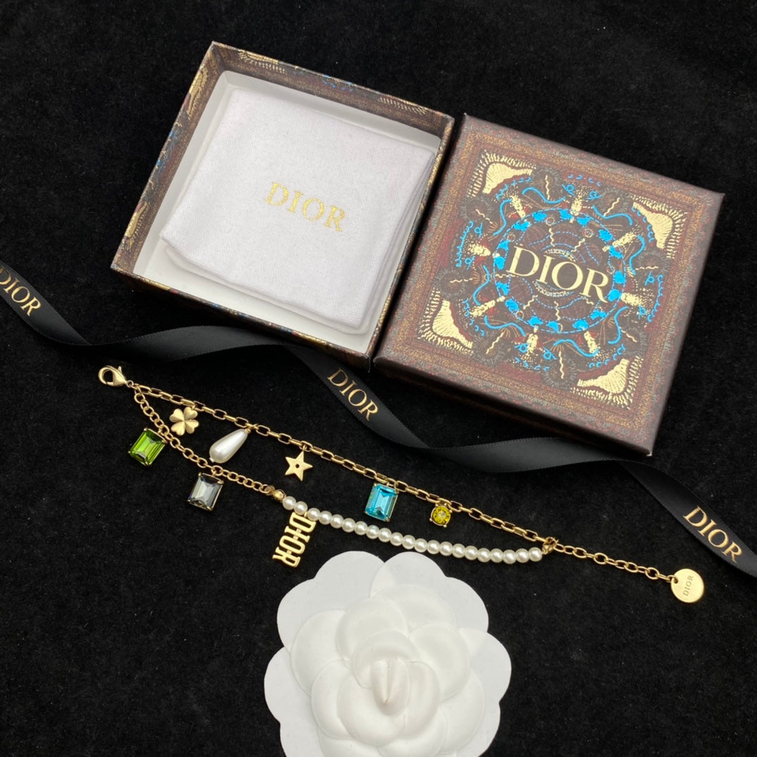 Dior Vintage Star Pearl Crystal Bracelet – Luxury Jewelry – product image 5