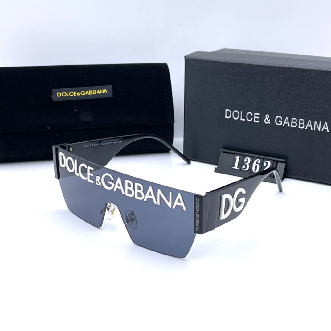 Dolce & Gabbana Shield Rimless Polarized Sunglasses for Unisex – product image 3