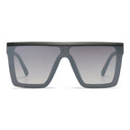 Dollger Black Rectangle Aviator Sunglasses for Unisex – product image 1