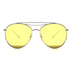 Dollger Polished Silver Aviator Sunglasses for Unisex – product image 2