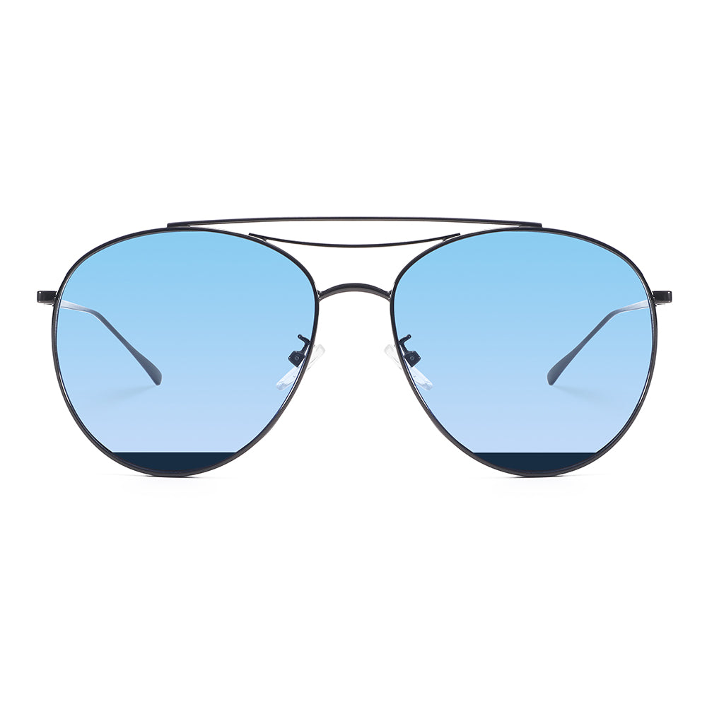 Dollger Polished Silver Aviator Sunglasses for Unisex – product image 6