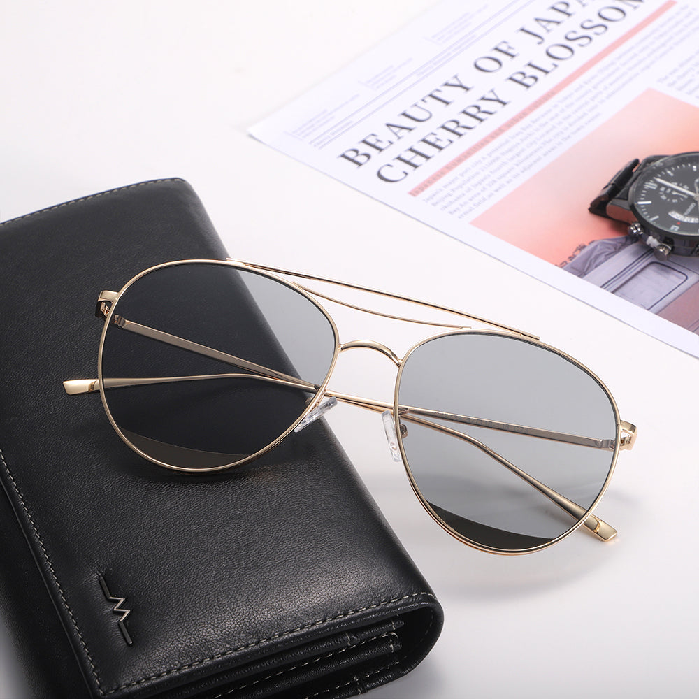 Dollger Polished Silver Aviator Sunglasses for Unisex – product image 10