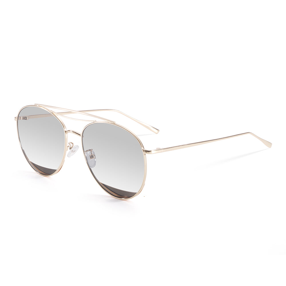 Dollger Polished Silver Aviator Sunglasses for Unisex – product image 11