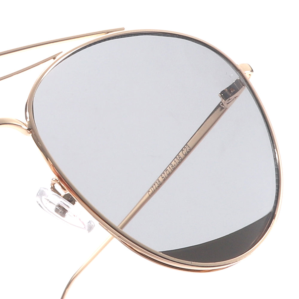 Dollger Polished Silver Aviator Sunglasses for Unisex – product image 13