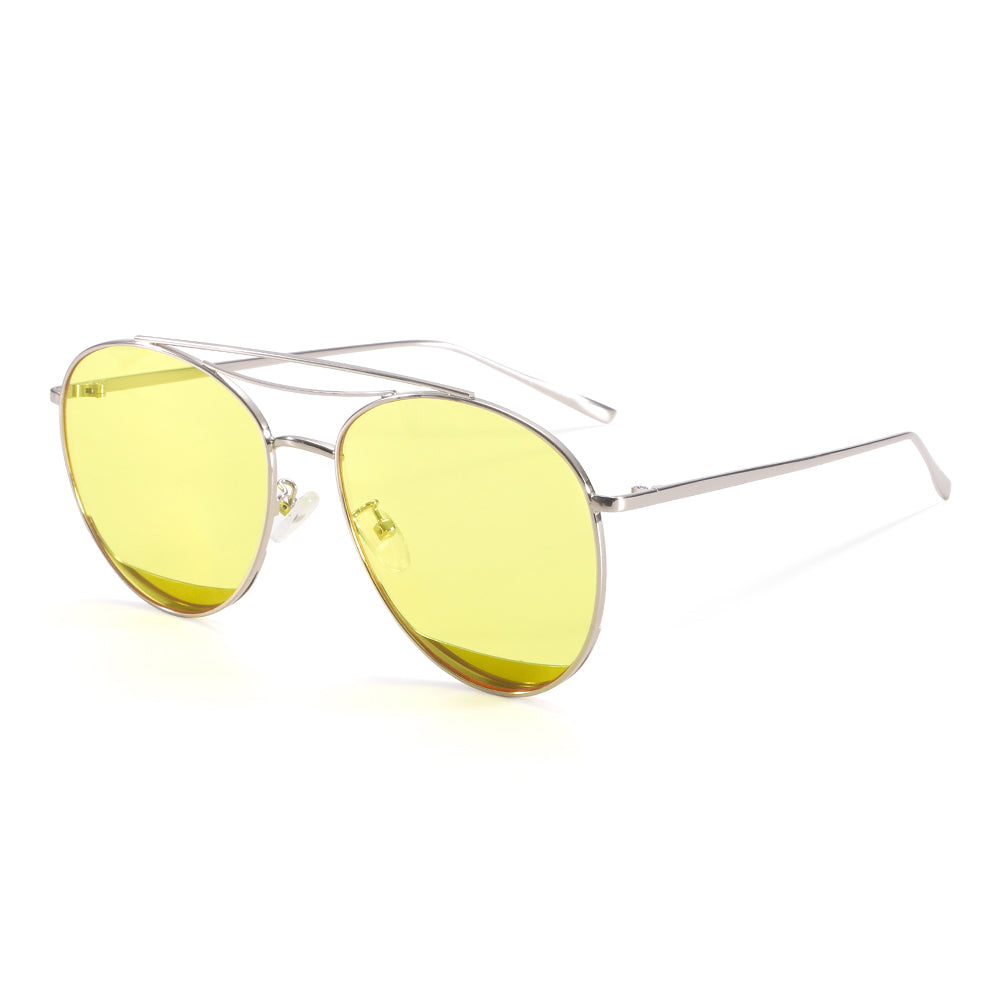Dollger Polished Silver Aviator Sunglasses for Unisex – product image 16