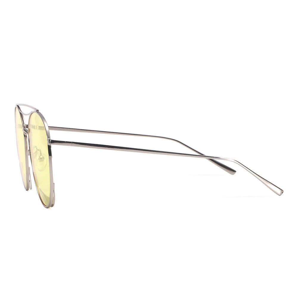 Dollger Polished Silver Aviator Sunglasses for Unisex – product image 17