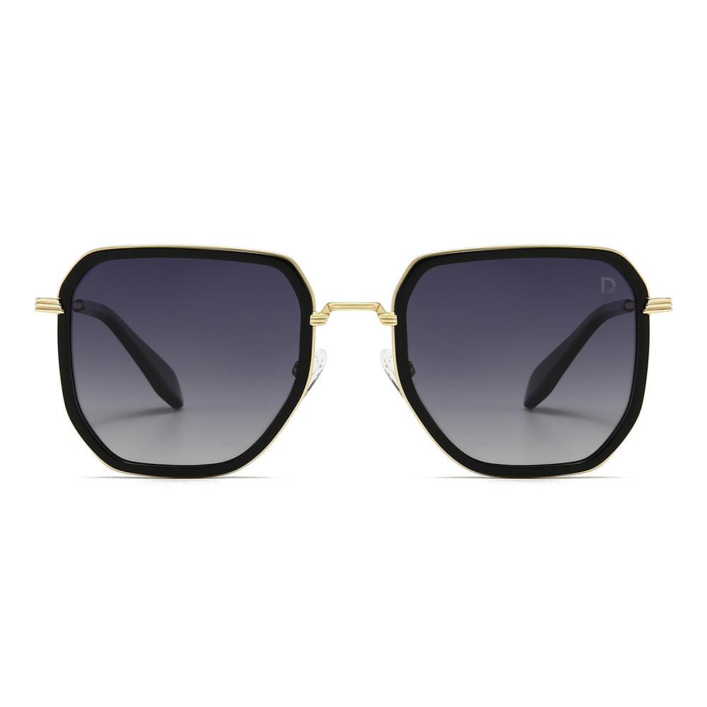 Dollger Retro Polygon Square Polarized Sunglasses for Unisex – product image 1