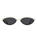 Dollger Semi-Rimless Oval Black Frame Sunglasses for Unisex – product image 7