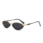 Dollger Semi-Rimless Oval Black Frame Sunglasses for Unisex – product image 10