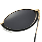 Dollger Semi-Rimless Oval Black Frame Sunglasses for Unisex – product image 12